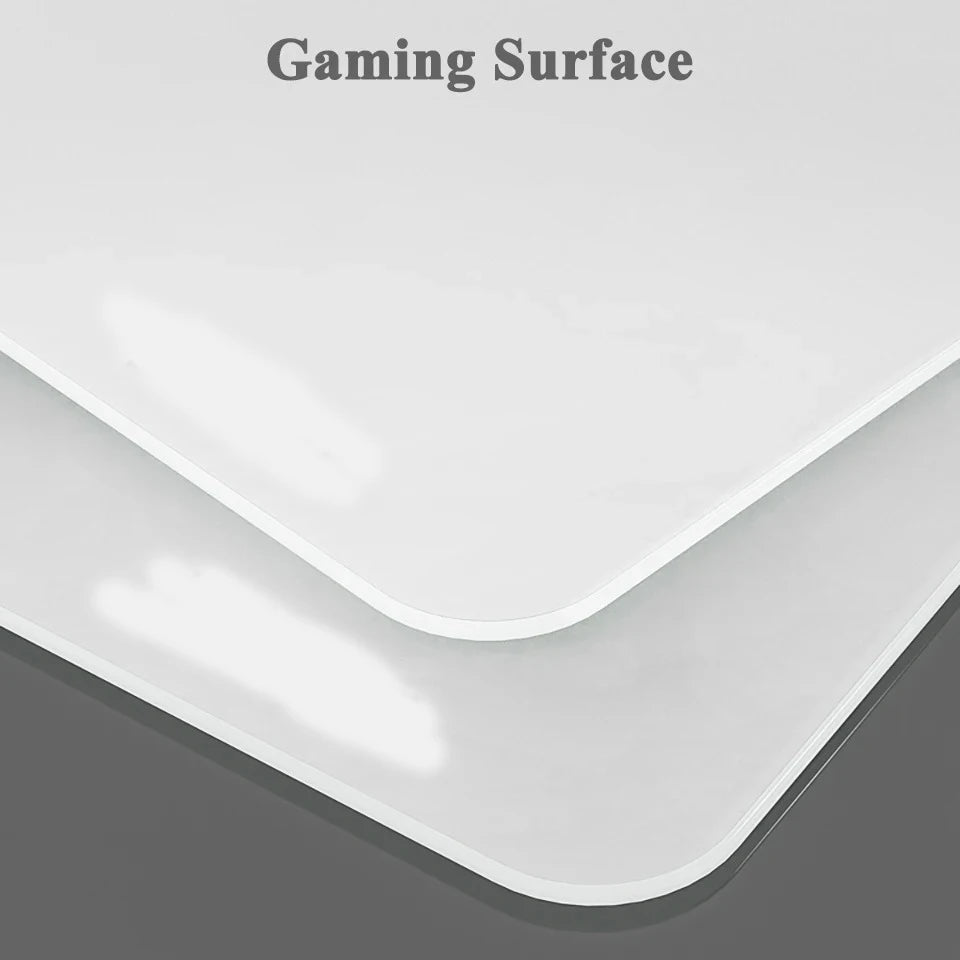 3.0mm Gaming Mouse Pad Toughened Glass Material Smooth Surface Edge Anti-slip Washable Glass Mousepad Fast Shipping Custom Made